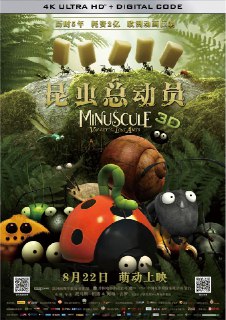 名称：昆虫总动员 (2013) 4K 60帧 高码描述：在一片宁静的丛林里，在人类的行迹之下，掩藏着一个生机勃勃、热闹非凡的昆虫世界。一只瓢虫遭遇丛林各色虫类追赶，又闯入红黑蚂蚁的战争现场，亲身见证一场昆虫界的“特洛伊攻城”。影片想象力天马行空，不断抛出新的昆虫物种及各色设计感丰富的道具，在银幕上走马观花，笨拙的蜘蛛、卖萌的瓢虫、精明的蚂蚁，轮番登场，教人目不暇接。整部影片没有对白，以3D形式呈现出昆虫王国的微观世界，动画与实景拍摄结合，创造与好莱坞动画趣味大有不同的法式动画大片。链接：https://pa