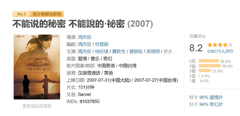 不能说的秘密（2007）