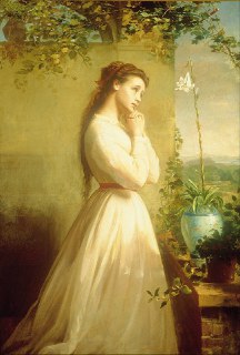 🎨 The Dead Flower, 1868by Manuel Ocaranza 🇲🇽Oil on canvas. 165.8 x 115.5 cm.Museo Nacional de Arte, MexicoAbout the artwork:In "The Dead Flower," Ocaranza likely explores themes of decay, loss, and perhaps the transience of beauty, common motifs in Romanti